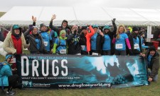 Drug-Free World Sussex Runners ran in the Endurancelife half-marathon March 17 to raise funds for drug education activities.