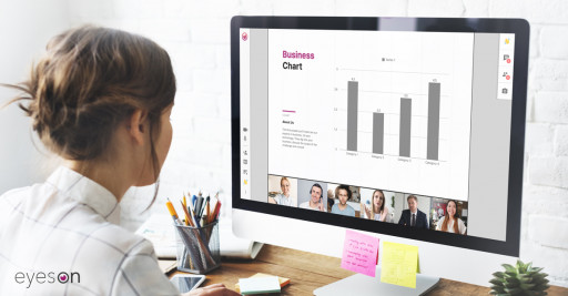 eyeson 'layouts' enable adding participants and data sources most flexibly to video meetings