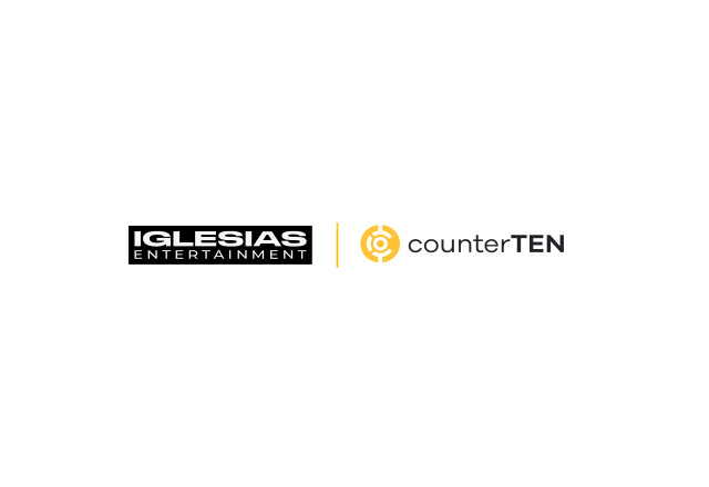 Iglesias Entertainment and counterTEN Partnership Logo