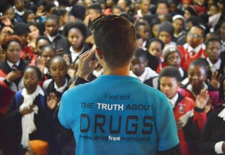 Drug-Free World Africa delivers drug education lectures in schools throughout South Africa.