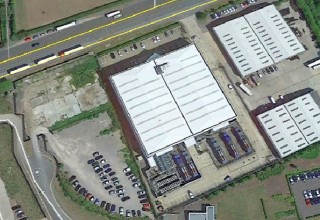 Aerial view - LON1 Data Centre - ServerFarm