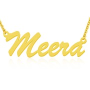 Personal Gold Name Necklace