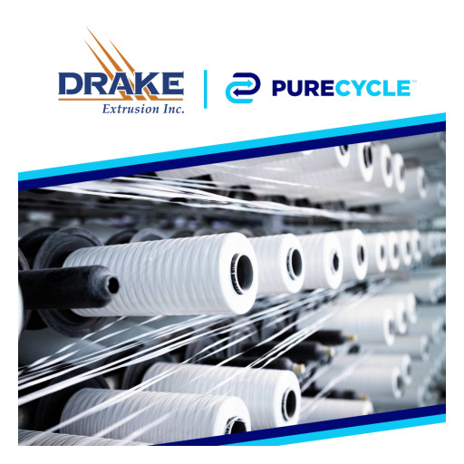 Drake Purchases PureCycle Resin Following Successful Production of Continuous Filament Yarns