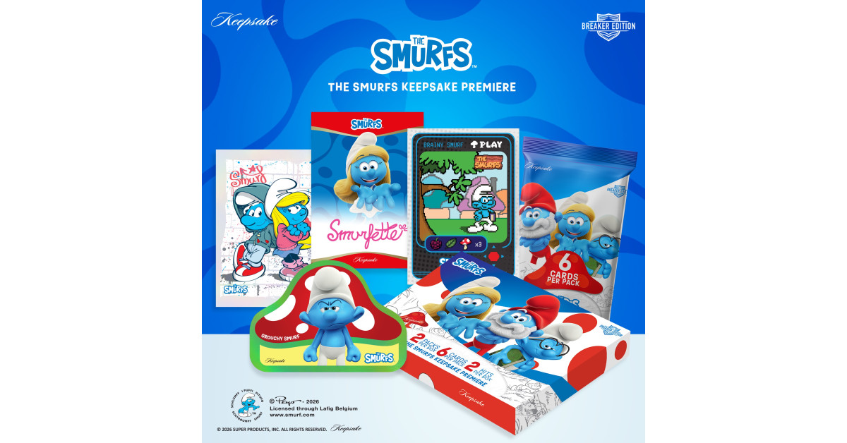 The Smurfs Partner with Keepsake: Get Ready to Smurf Your Collection