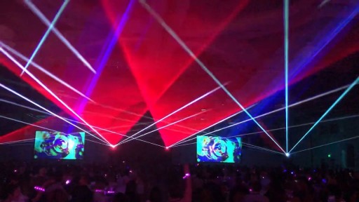 Immersive Lasershow with Xylobands