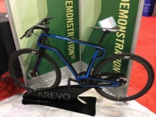 Carbon fiber reinforced bike by Arevo at the IDTechEx Show! USA 2018