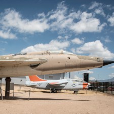 F-105D and A-7 at seen on display