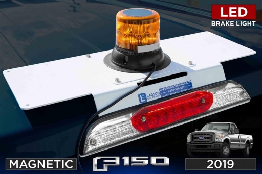 Larson Electronics LLC Releases No Drill Rooftop Magnetic Mount for 2019 Ford F150 Trucks With LED Brake Lights