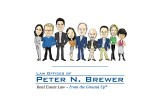 Law Offices of Peter N. Brewer Logo and Team
