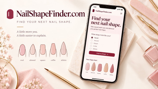 NailShapeFinder Introduces Free Shape Shortlists and a $9 Printable Salon Brief