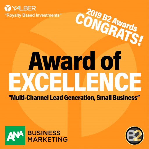 Yalber Wins the 2019 ANA #B2Award of Excellence