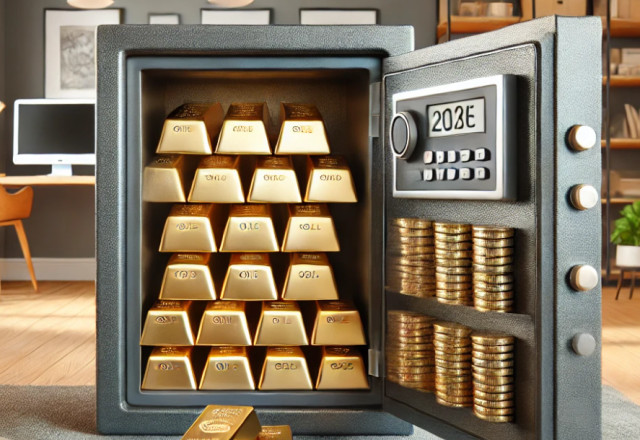 Home storage gold IRA picture