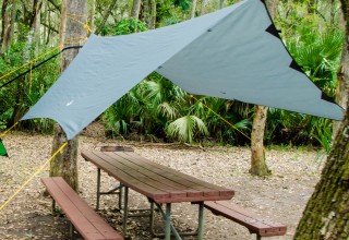 Go Outfitters Apex Camping Shelter in Shade Canopy Mode