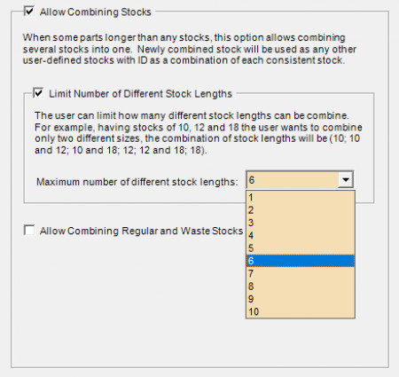 Combining Stock Options