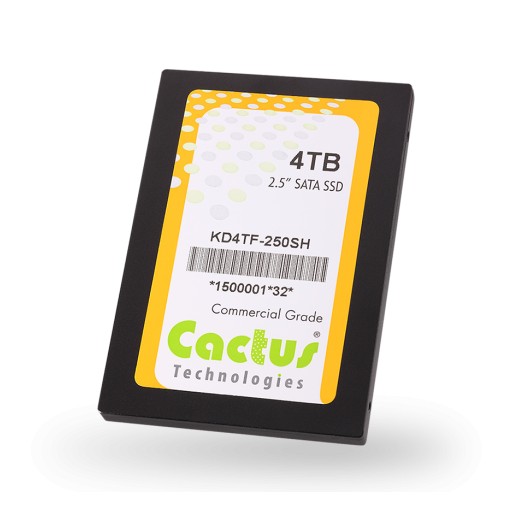 Cactus Technologies Launches New 250SH Series 2TB and 4TB SATA SSD