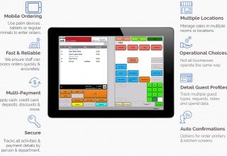 ePOS system on a tablet