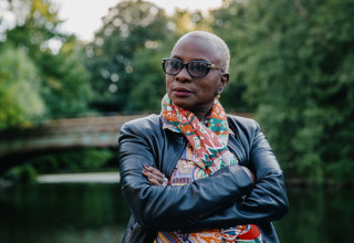 Angélique Kidjo in Prospect Park. Photo courtesy of the Vilcek Foundation