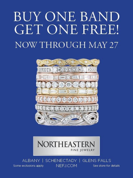 Buy one get one wedding band promotion