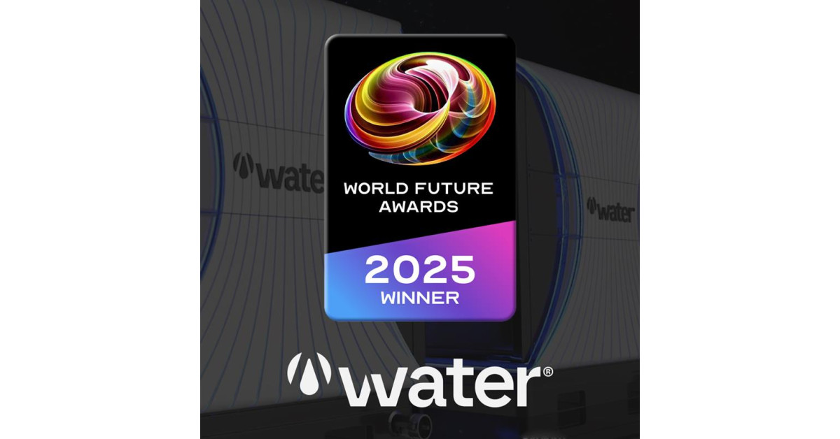 VVater Wins 2025 World Future Award for Breakthrough Innovation in ...
