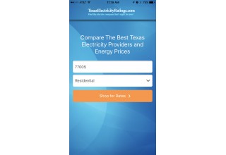 Texas Electricity Ratings Zip Code 