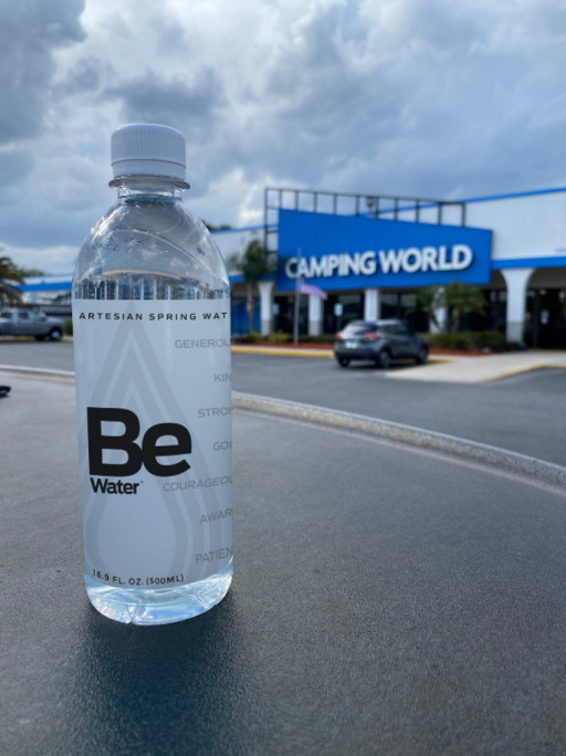 Greene Concepts' Be Water(TM) Keeps Campers Hydrated Nationwide at Camping World, Serving Over 5 Million Customers