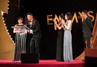 Jon Shao of Dragonbridge Accepts Emmy