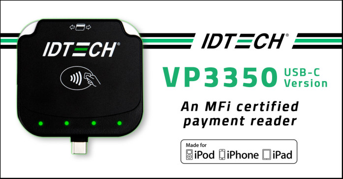 ID TECH VP3350 USB-C MFi Certified