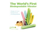 The world's first biodegradable vibrator