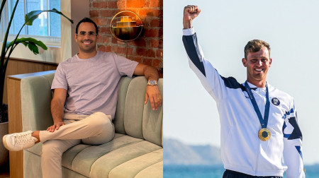 Amiram Shachar, Upwind's CEO and Tom Reuveny