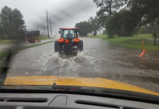 Much of Houston is still submerged.