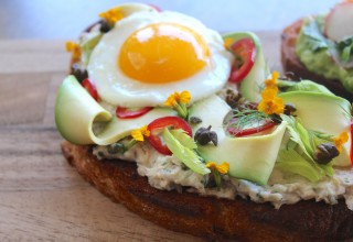 Smoked Trout Toast