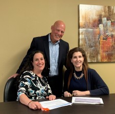 VADM (Ret.) Sean Pybus with Lauren Weiner and Donna Huneycutt