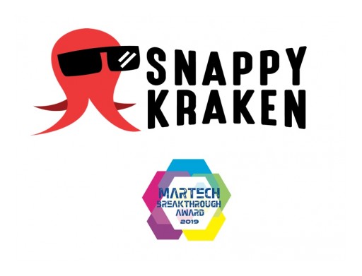 Snappy Kraken Named 'Best Overall Content Marketing Company' in 2019 MarTech Breakthrough Awards Program
