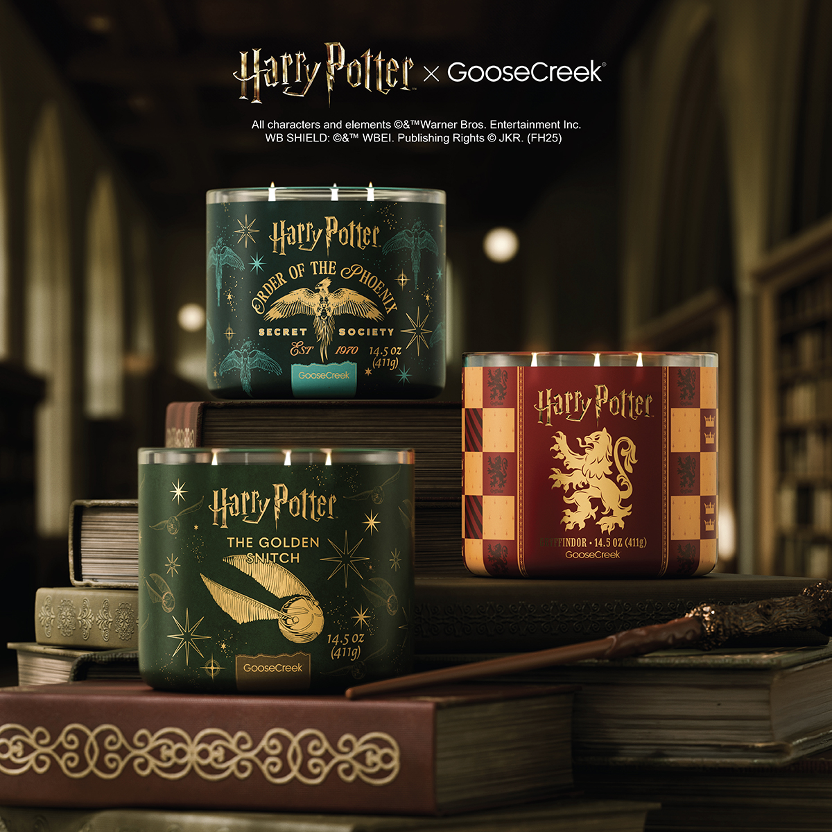 Harry Potter candle collection by Goose Creek