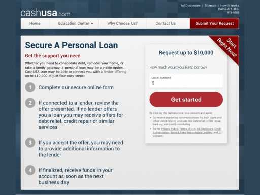 CashUSA Personal Loans Review 2025: Request Up to $10,000 Online Fast & Secure