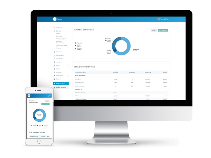 Eqvista's Cap Table Platform