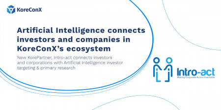 Artificial Intelligence connects investors and companies in KoreConX's ecosystem