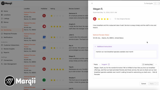 Marqii Launches AI-Powered Suggested Review Response