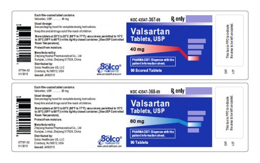 Prinston Pharmaceutical Inc Issues Voluntary Nationwide Recall of Valsartan and Valsartan HCTZ Tablets Due to Detection of a Trace Amount of Unexpected Impurity, N-Nitrosodimethylamine (NDMA) in the Products