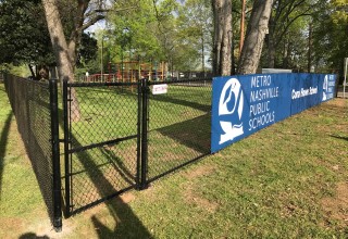 Commercial Fence Installation Donated 