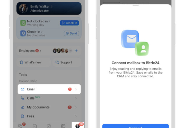 Bitrix24 Mail Update Mobile