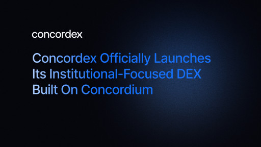 Concordex Officially Launches Its Institutional-Focused DEX Built on Concordium