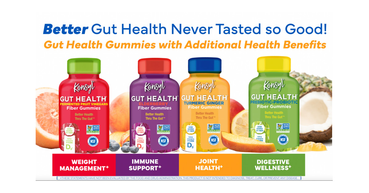 Konsyl Pharmaceuticals, Inc. Launches Four New Gut Health Fiber Gummies ...