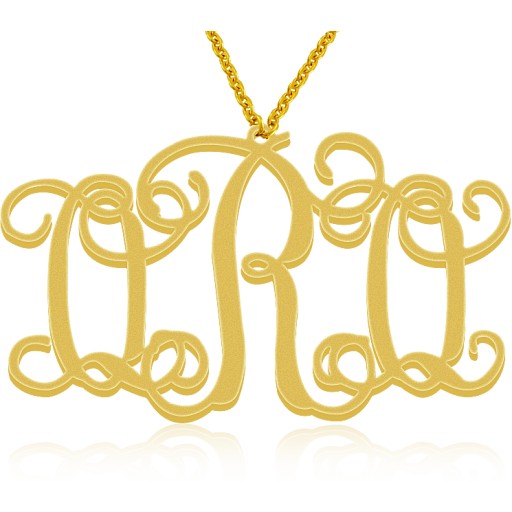 Handmade monogram jewellery