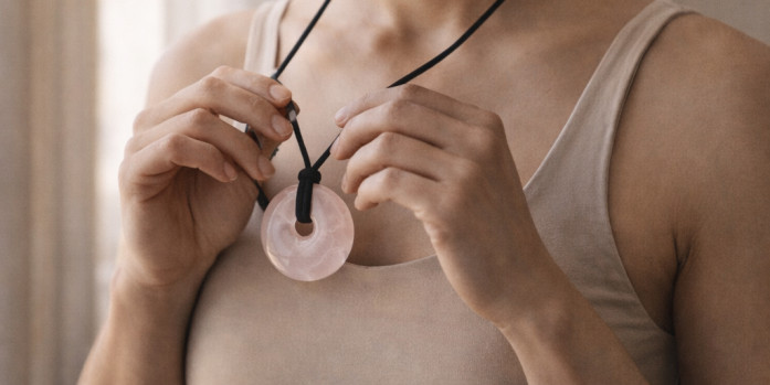 Rose Quartz EEMedallion