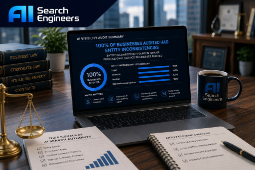AI Search Engineers Report That Entity Inconsistency Appears in 100 Percent of Professional Service Businesses Audited, Identifying the Single Most Universal Gap Suppressing AI Search Results Across Every Category