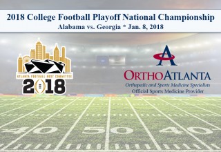 OrthoAtlanta Welcomes Alabama and Georgia Teams to College Football Playoff