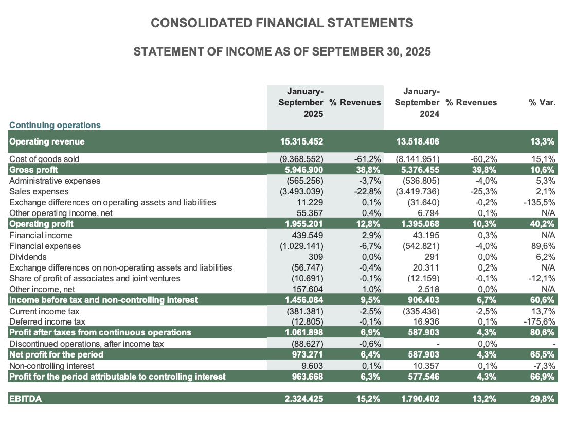 CONSOLIDATED FINANCIAL STATEMENTS