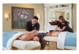 A couples massage at the Spa of the Rockies