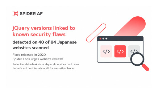 jQuery Versions Linked to Known Security Flaws Detected On 40 Of 84 Japanese Websites Scanned